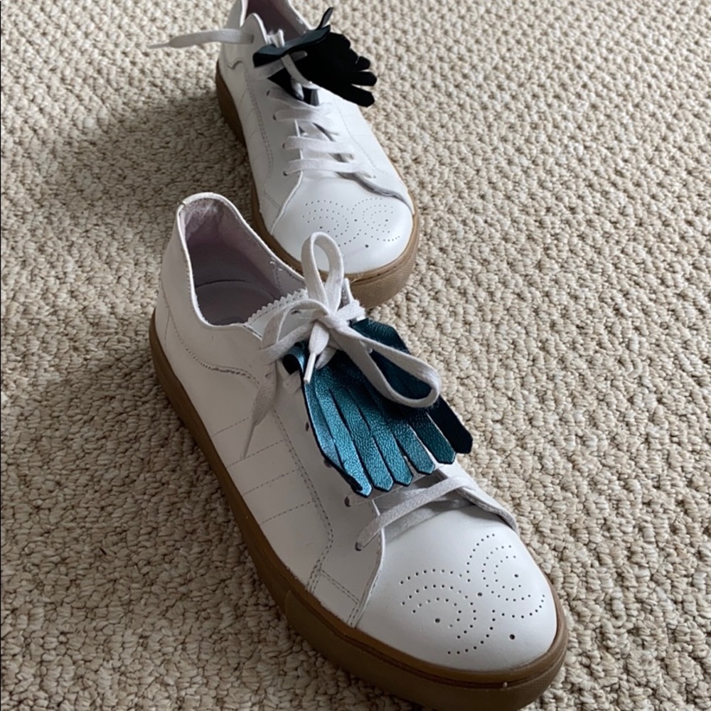White leather snickers